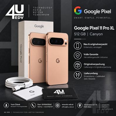 Google Pixel 11 Pro XL 512GB Canyon Neu