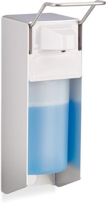 Relaxdays 300051 Eurospender 500 ml, Seifenspender Wandmontage, Desinfektionsmittelsp