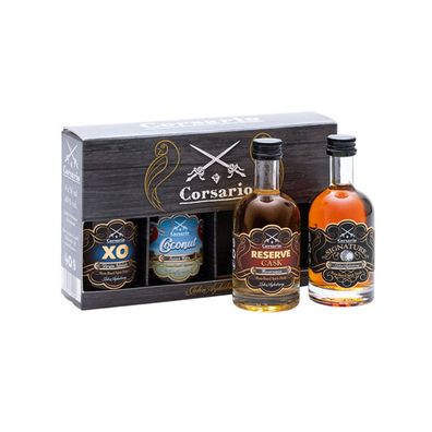 John Aylesbury Corsario Giftpack Mini Rum Spirituose 38-40% Vol. 0,2 l