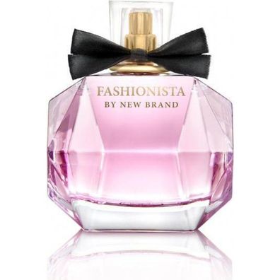 New Brand eau de parfum Fashionista damen rosa/schwarz 100 ml