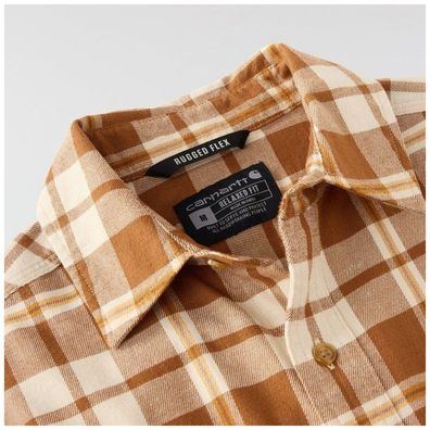 Carhartt Flannel Long-Sleeve Plaid Shirt 107010