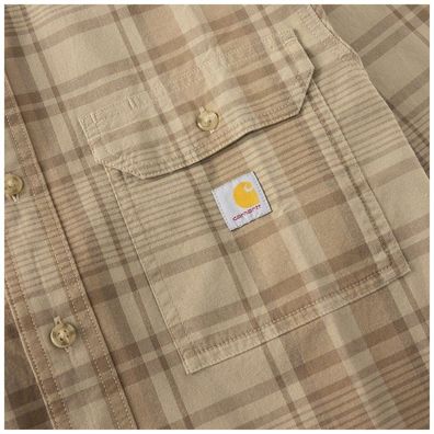 Carhartt Hemd Fort Loose LS Plaid Shirt 107012