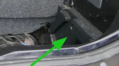 VW Up Mii Aufnahme Ladeboden Verkleidung Abdeckung Kofferraum rechts 1S0858832F