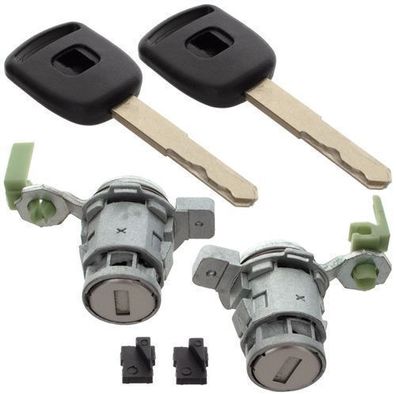 Honda Civic VIII 01-05 Türschloss-Einsätze vorne links + rechts, 2-teiliger Satz