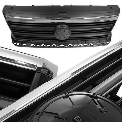 VW Crafter 2018 – Schwarzer Kühlergrill mit Chromleiste