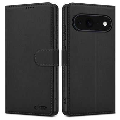 Tech-Protect Wallet Handyhülle für Google Pixel 11 / 11 Pro, Mattschwarz, mit