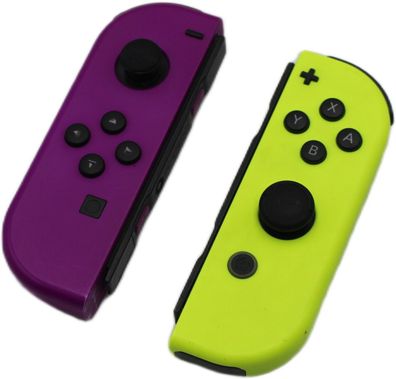 Original Nintendo Switch Joy-Con Controller Paar (Neon-Lila & Neon-Orange) gebraucht