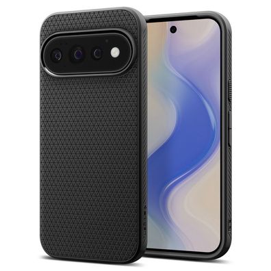 Spigen Handyhülle Liquid Air für Google Pixel 11 Pro Mattschwarz mit griffiger