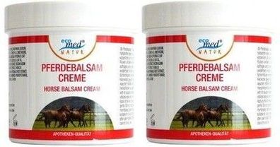 eco med NATUR Pferdebalsam Creme HORSE BALSAM CREAM, 2x 250ml