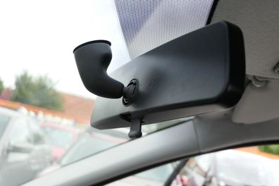 Seat ibiza 6L Spiegel Innenspiegel schwarz