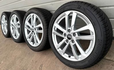 4x Original Audi A3 S3 8Y 17 Zoll Winterräder 5-V-Speiche 8Y0601025L DOT21/24 6-7mm