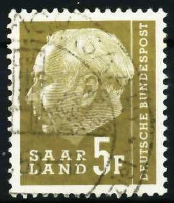 SAAR OPD 1957 Nr 411 gestempelt X5FA27E