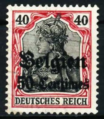BES 1WK LP Belgien Nr 5II gestempelt X629B62