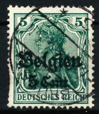 BES. 1WK Landespost Belgien Nr 12 gestempelt X629C0A