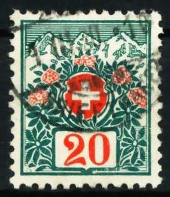 Schweiz PORTO Nr 34a gestempelt X63698A