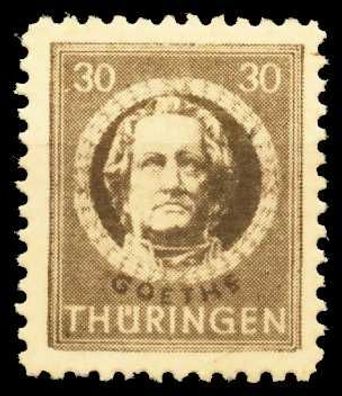 SBZ Thüringen Nr 99AXaw postfrisch X67335A