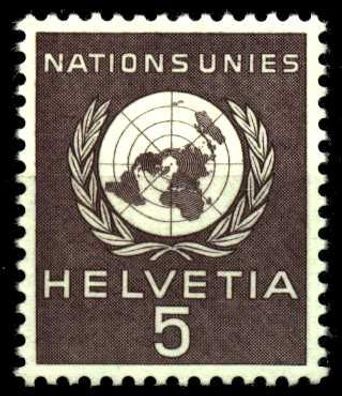 Schweiz-onu Nr 22 postfrisch S5D2192