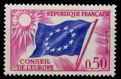 Frankreich Dienstmarken Europarat Nr 9 postfrisch X88F056
