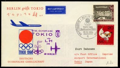 Messebeleg Nr Ausstellung Sportphilatelie Berli X8B4B66