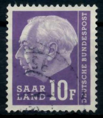 SAAR OPD 1957 Nr 413 gestempelt X976B46