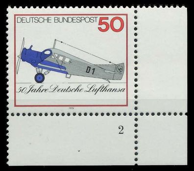 BRD 1976 Nr 878 postfrisch Formnummer 2 S5EC926