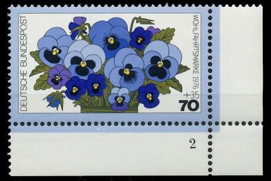 BRD BUND 1976 Nr 907 postfrisch Formnummer 2 X803A5E