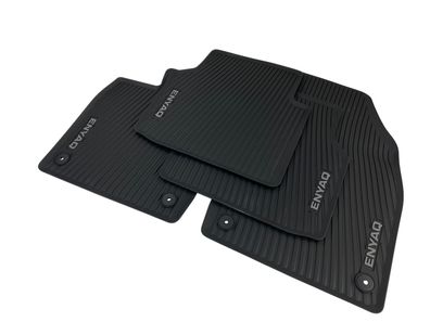 Original Skoda Gummimatten Gummifußmatten Fussmatten schwarz Enyaq iV Prestige
