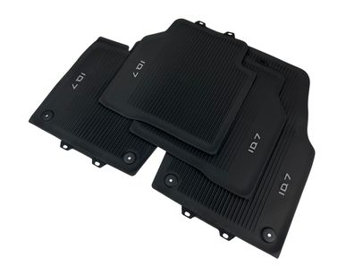 Original VW ID.7 Gummimatten Fußmatten Gummi schwarz Premium GTX Set vorn hinten