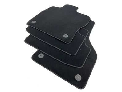 Original Fussmatten Cupra Seat Leon 5F 3 + 4 Velours schwarz Teppich Stoff Textil
