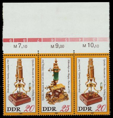DDR Zusammendruck Nr WZd460 postfrisch 3ER STR ORA X14DA1A