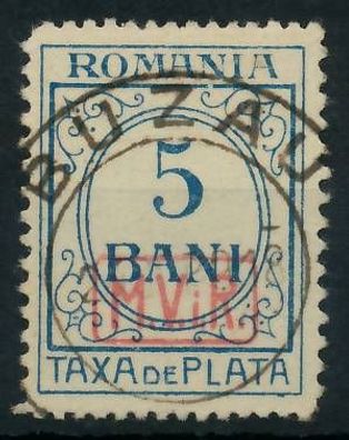 BES. 1WK D-MV Rumänien PORTO Nr 1 gestempelt X434A1E