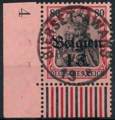 BES. 1WK Landespost Belgien Nr 22 Bierset-awans X462E92