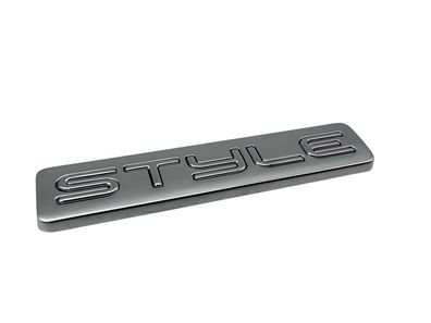 Original VW Plakette Emblem Logo Schriftzug Style Chrom Aufkleber Golf 6 Passat