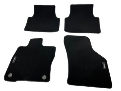 Original Fussmatten Seat Cupra Velours schwarz Leon 4 KL mit Logo Teppich Stoff