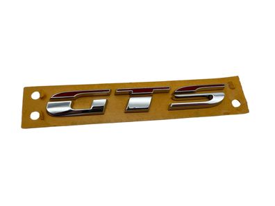 Original VW GTS Plakette Schriftzug Scirocco II Logo Chrom Rot Emblem Links re