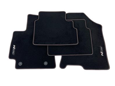 Original N-Line Fußmatten Velours schwarz Hyundai Kona (SX2) HEV Teppich Stoff