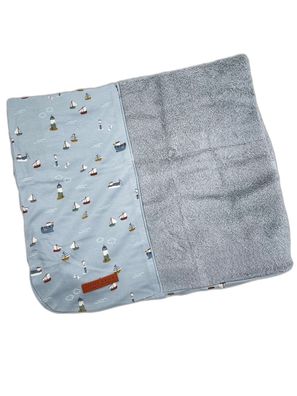 Little Dutch Wickelauflagenbezug Sailors Bay Blue 75x85 cm OEKO-TEX