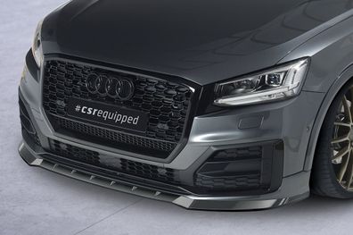 CSR Frontspoiler | Cup-Spoilerlippe mit ABE für Audi Q2 (Typ GA) S-Line CSL644
