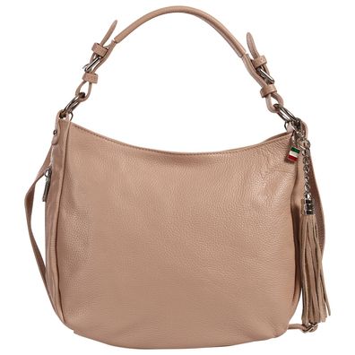 Florence Echtleder Hobo Bag Damen rosa OTF134A