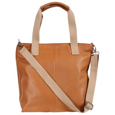 Florence Echtleder Damen braun Shopper OTF161C