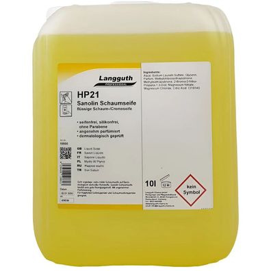 Langguth HP21 Sanolin Schaumseife 10l