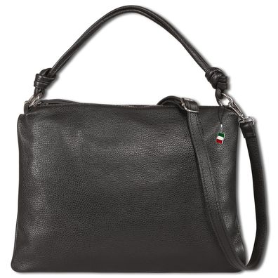 Florence Leder Tasche Damen Schultertasche schwarz 37x4x27cm inklusive OTF173S1