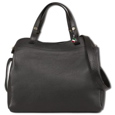 Florence Leder Tasche Damen Handtasche schwarz 31x10x26cm inklusive OTF174S1