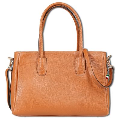 Florence Leder Tasche Damen Handtasche braun 35x12x24cm inklusive OTF177N2