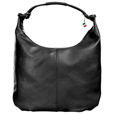 Florence Leder Tasche Damen Schultertasche schwarz 45x8x35cm inklusive OTF190S1