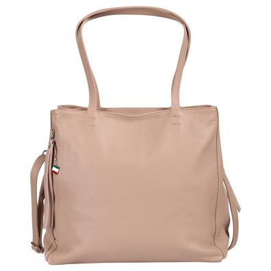 Florence Leder Tasche Damen Schultertasche rosa 36x12x32cm inklusive OTF193A1
