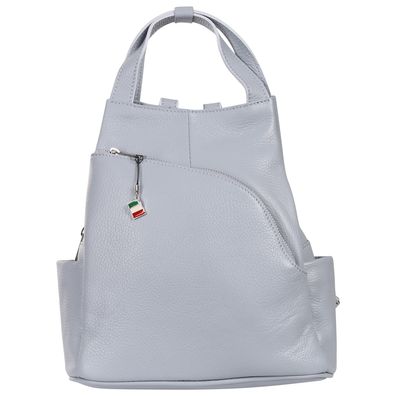 Florence Rucksack Damen Echtleder Cityrucksack hellblau OTF613H