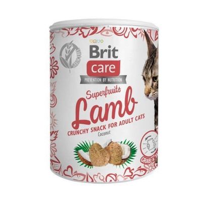 Brit Care Cat Snack Superfruits Lamb Kokos 100g