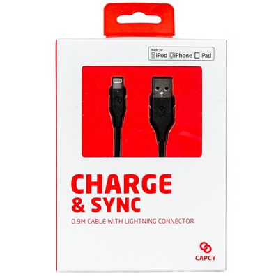 Capcy USB-A auf Lightning-Stecker MFI Ladekabel Datenkabel für Apple iPhone iPad