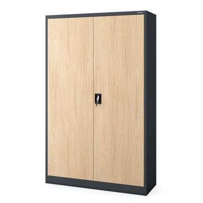 Büroaktenschrank aus Metall anthrazit / Eiche Sonoma: Eco Design 1150 x 1850 x 400 mm